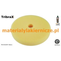 TribraX TRX-R135-25M Medium 130-135mm gąbka polerska materialylakiernicze.pl